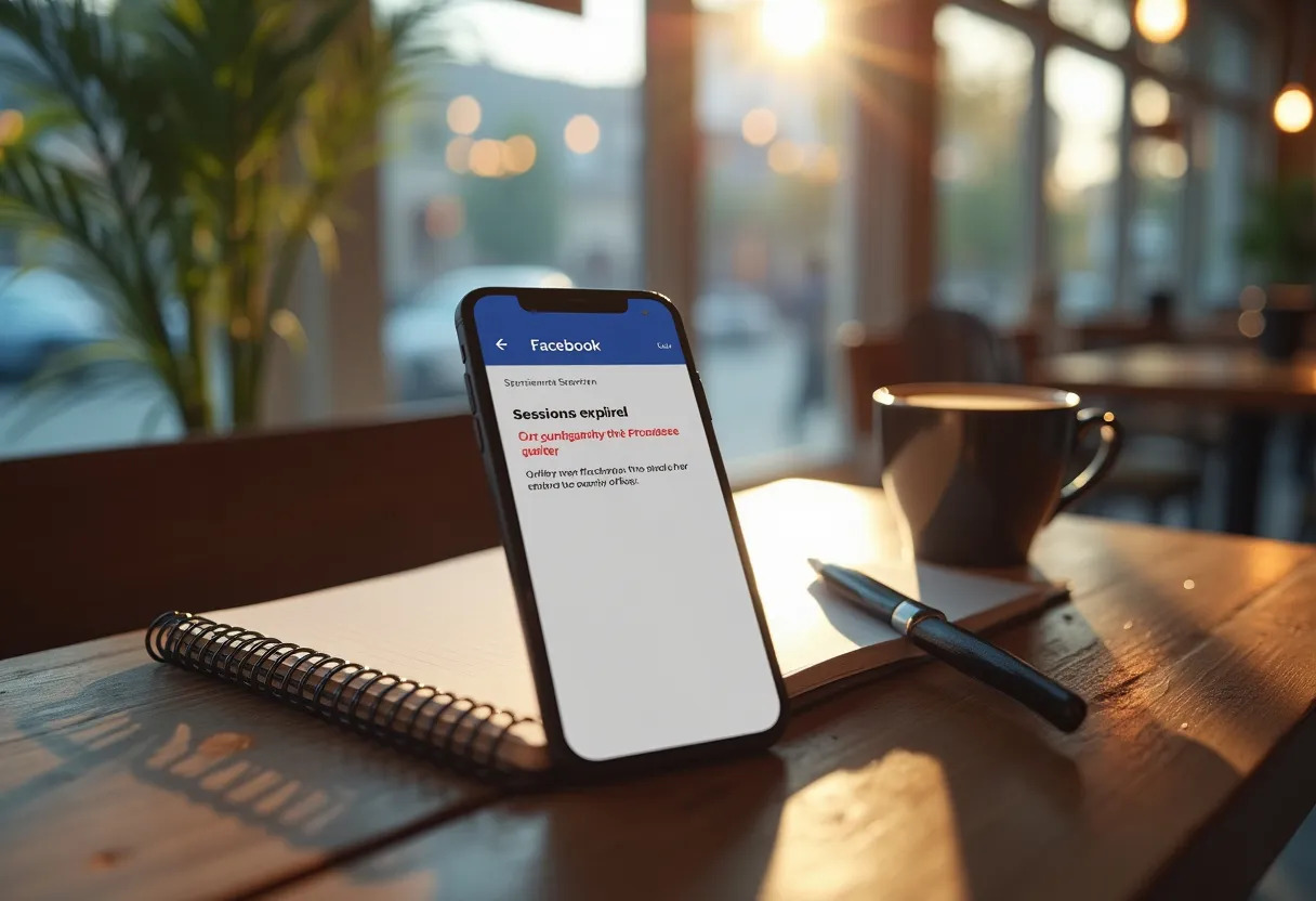 session expirée facebook